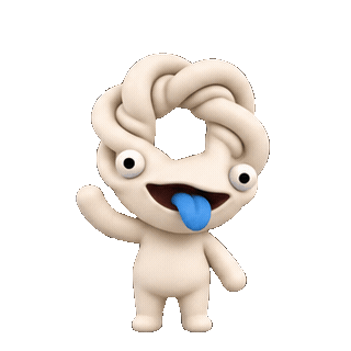 Slopper waving hi and jumping